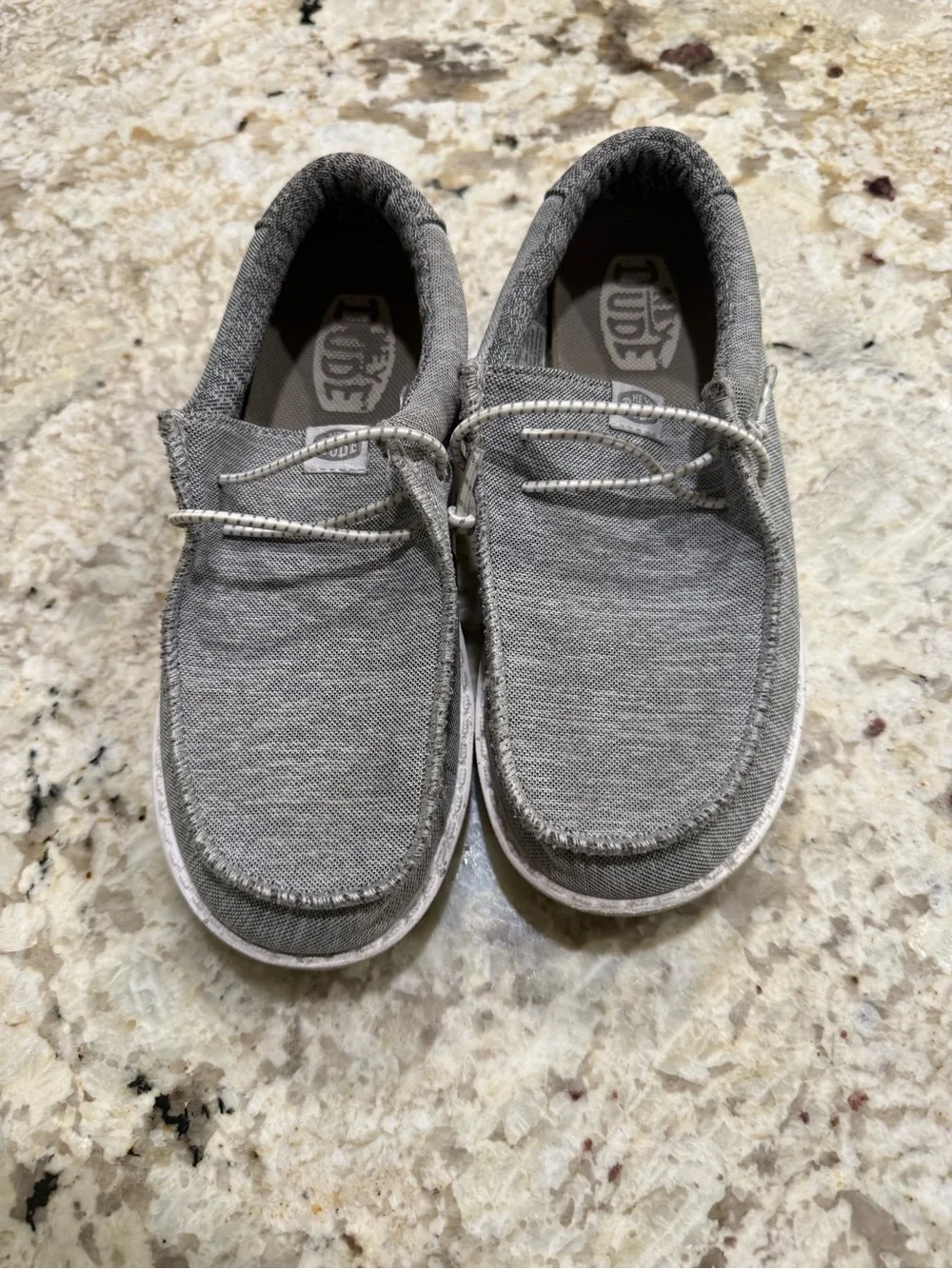 Hey Dude Casual Slip-On Loafers in Light Gray